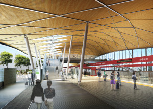 A preliminary design for public transit in Ottawa. Image: courtesy Perkins+Will